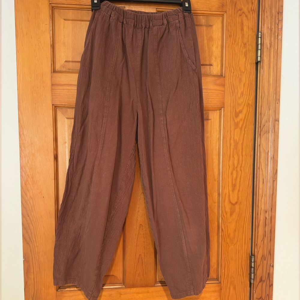 Fall Linen Casual Pull on Pants